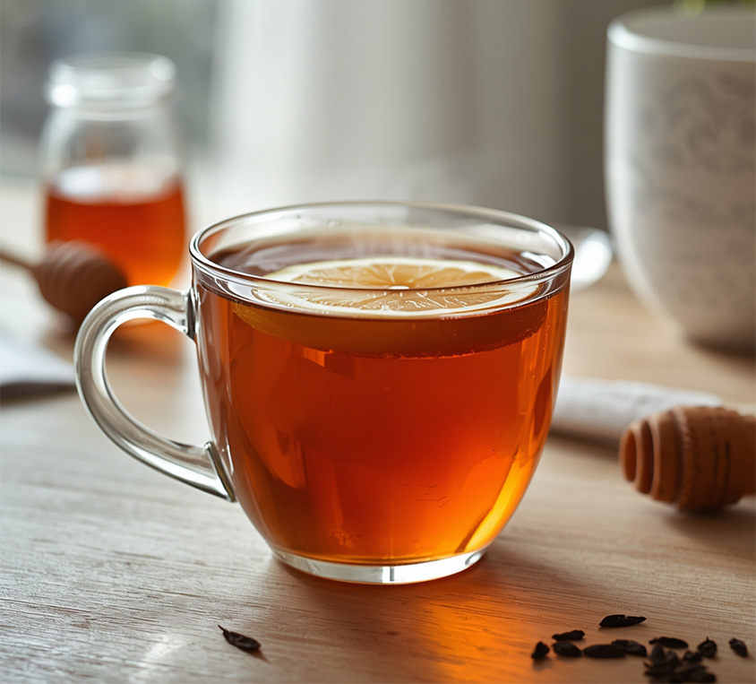 Przepis na herbatę Earl Grey z cytryną i miodem